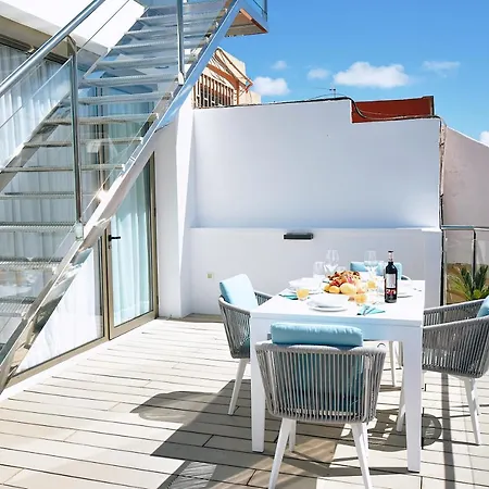 Lujoso Atico Gran Terraza Solarium Privado Jacuzzi Sauna Las Palmas de Gran Canaria
